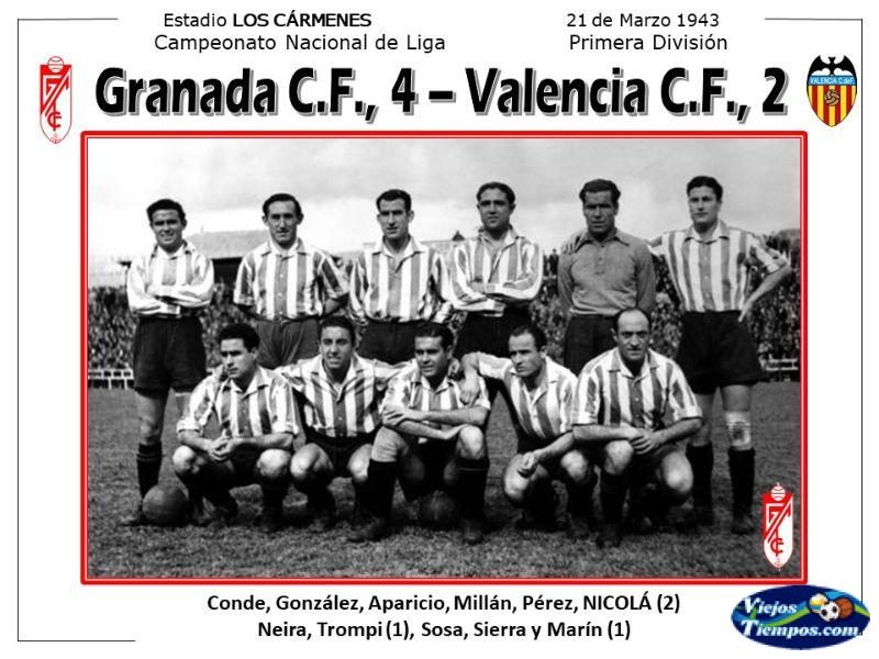 Granada Club de Fútbol. 1942 - 1943 Granada Club de Fútbol. 1942 - 1943