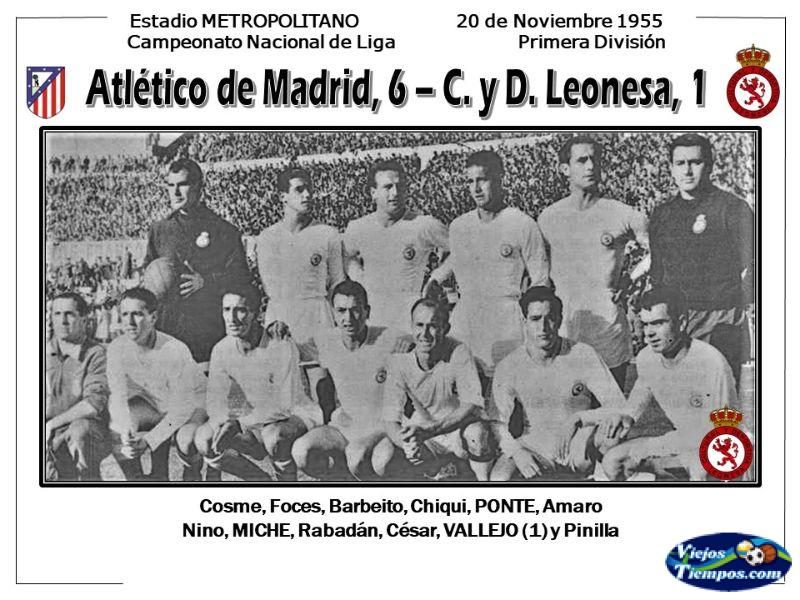 Cultural y Deportiva Leonesa. 1955 - 1956