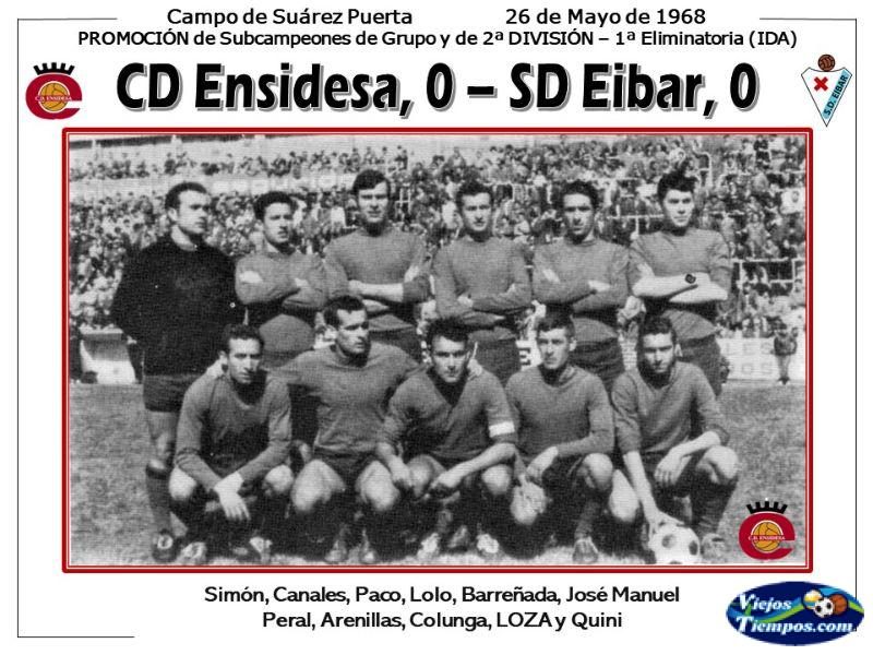 Club Deportivo Ensidesa. 1967 - 1968