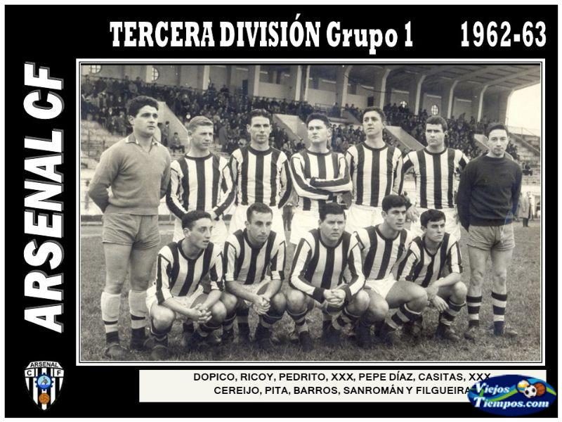Arsenal Club de Fútbol. 1962 - 1963 Arsenal Club de Fútbol. 1962 - 1963
