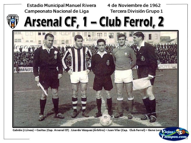 Arsenal Club de Fútbol. 1962 - 1963