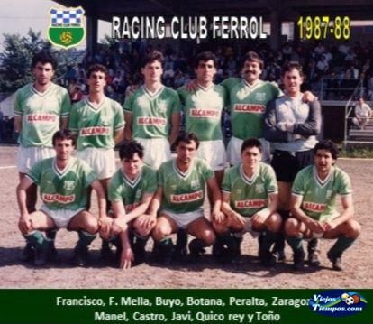 Racing Club de Ferrol 1987-88 Home Kit