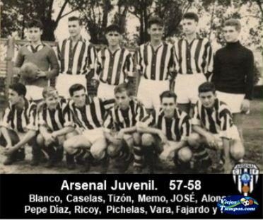 Arsenal Club de Fútbol. 1957 - 1958 Arsenal Club de Fútbol. 1957 - 1958