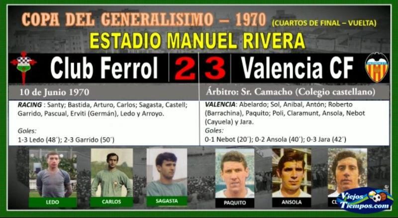 Club Ferrol. 1969 - 1970