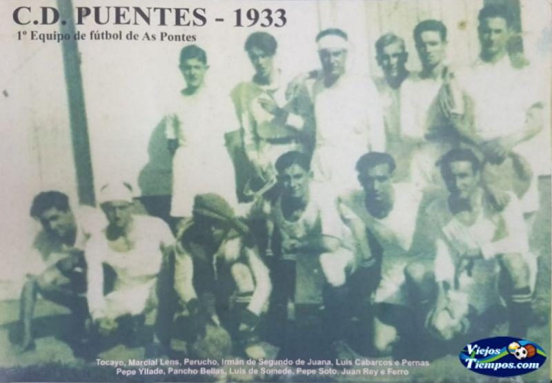 Club Deportivo Puentes. 1933 - 1934 Club Deportivo Puentes. 1933 - 1934