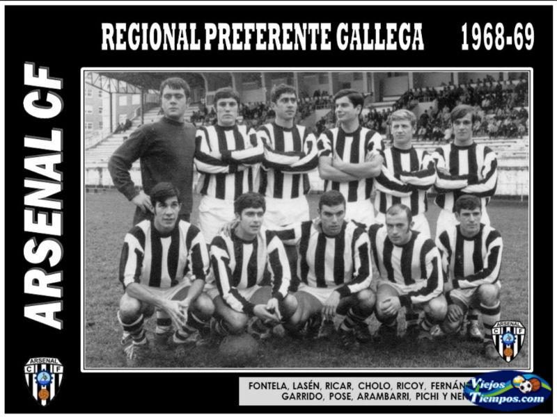 Arsenal Club de Fútbol. 1968 - 1969 Arsenal Club de Fútbol. 1968 - 1969