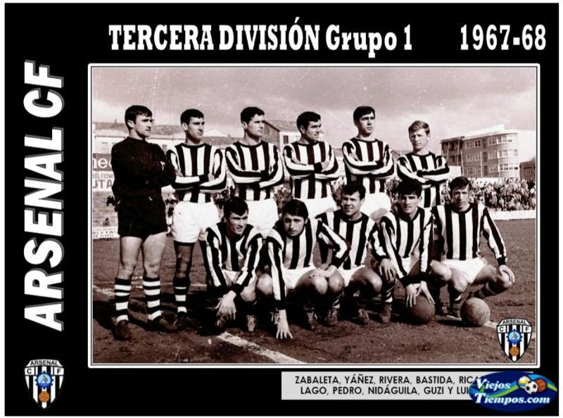 Arsenal Club de Fútbol. 1967 - 1968 Arsenal Club de Fútbol. 1967 - 1968