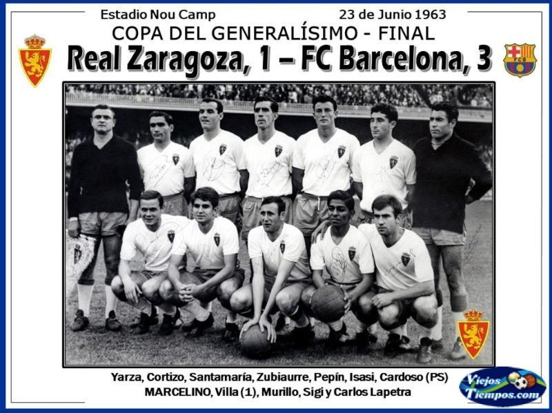Real Zaragoza Club Deportivo. 1962 - 1963 Real Zaragoza Club Deportivo. 1962 - 1963