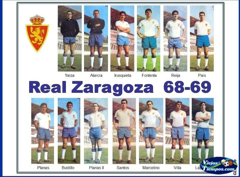 Real Zaragoza Club Deportivo. 1968 - 1969 Real Zaragoza Club Deportivo. 1968 - 1969