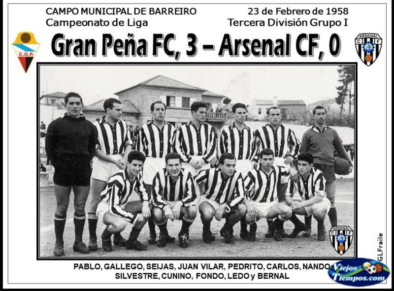 Arsenal Club de Fútbol. 1957 - 1958 Arsenal Club de Fútbol. 1957 - 1958