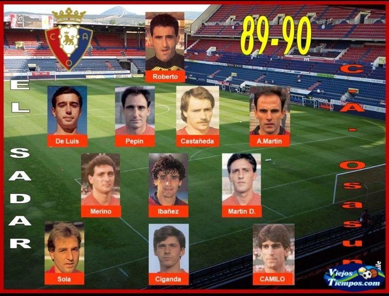 Club Atlético Osasuna. 1989 - 1990