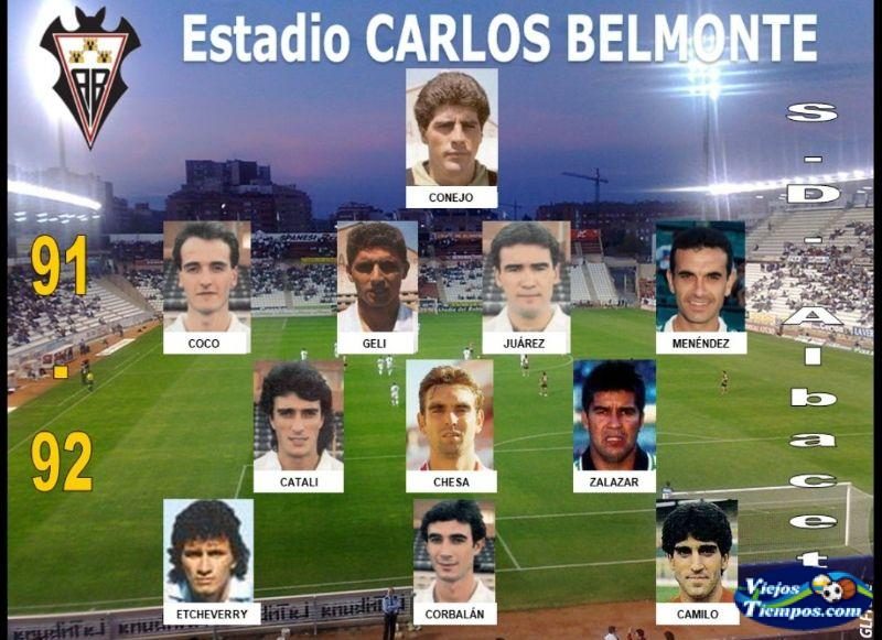 Albacete Balompié. 1991 - 1992 Albacete Balompié. 1991 - 1992