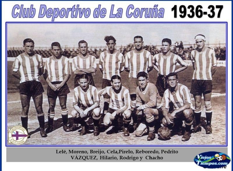 Club Deportivo de La Coruña. 1936 - 1937 Club Deportivo de La Coruña. 1936 - 1937