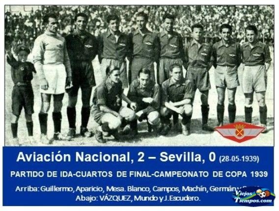 Club Aviación Nacional. 1938 - 1939