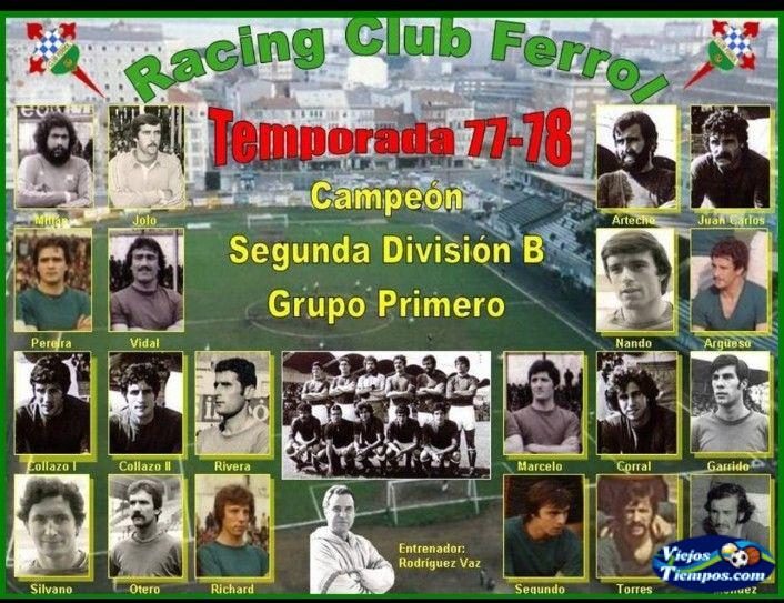 Racing Club de Ferrol. 1977 - 1978 Racing Club de Ferrol. 1977 - 1978