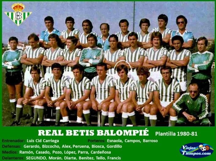 Real Betis Balompié. 1980 - 1981 Real Betis Balompié. 1980 - 1981