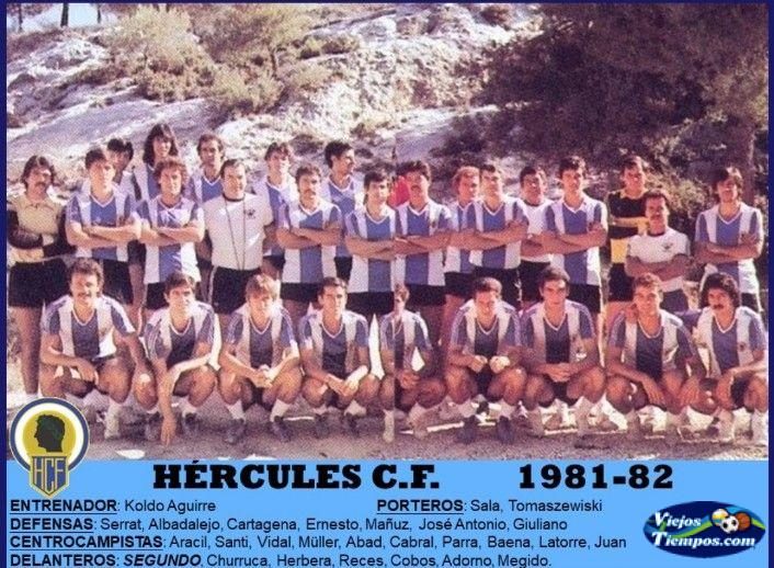Hércules Club de Fútbol. 1981 - 1982 Hércules Club de Fútbol. 1981 - 1982