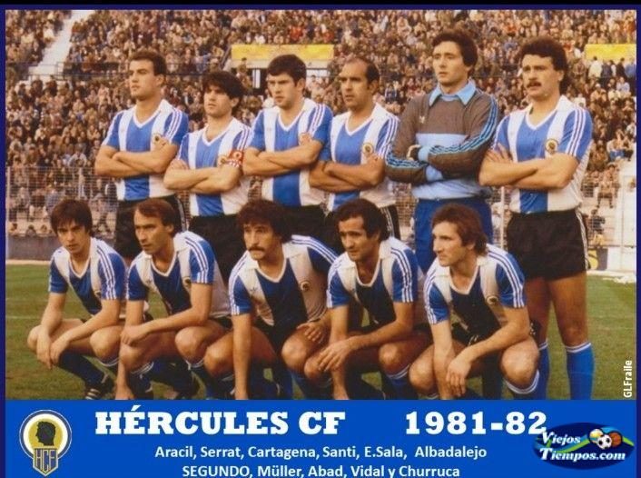 Hércules Club de Fútbol. 1981 - 1982 Hércules Club de Fútbol. 1981 - 1982